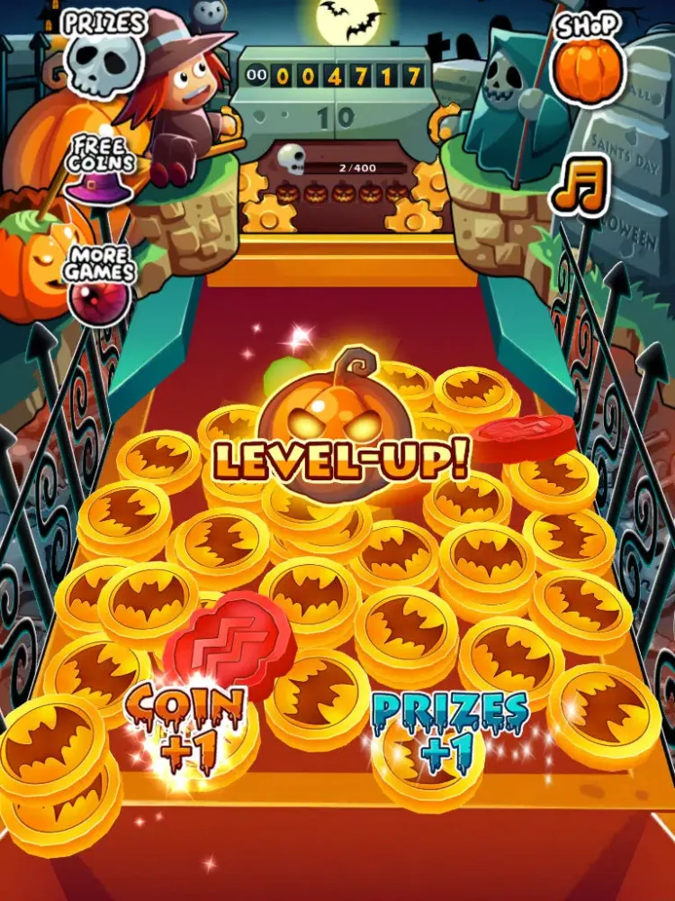 Tangkapan layar Halloween Coin iPad 
