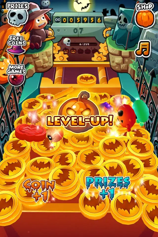 Tangkapan layar Halloween Coin