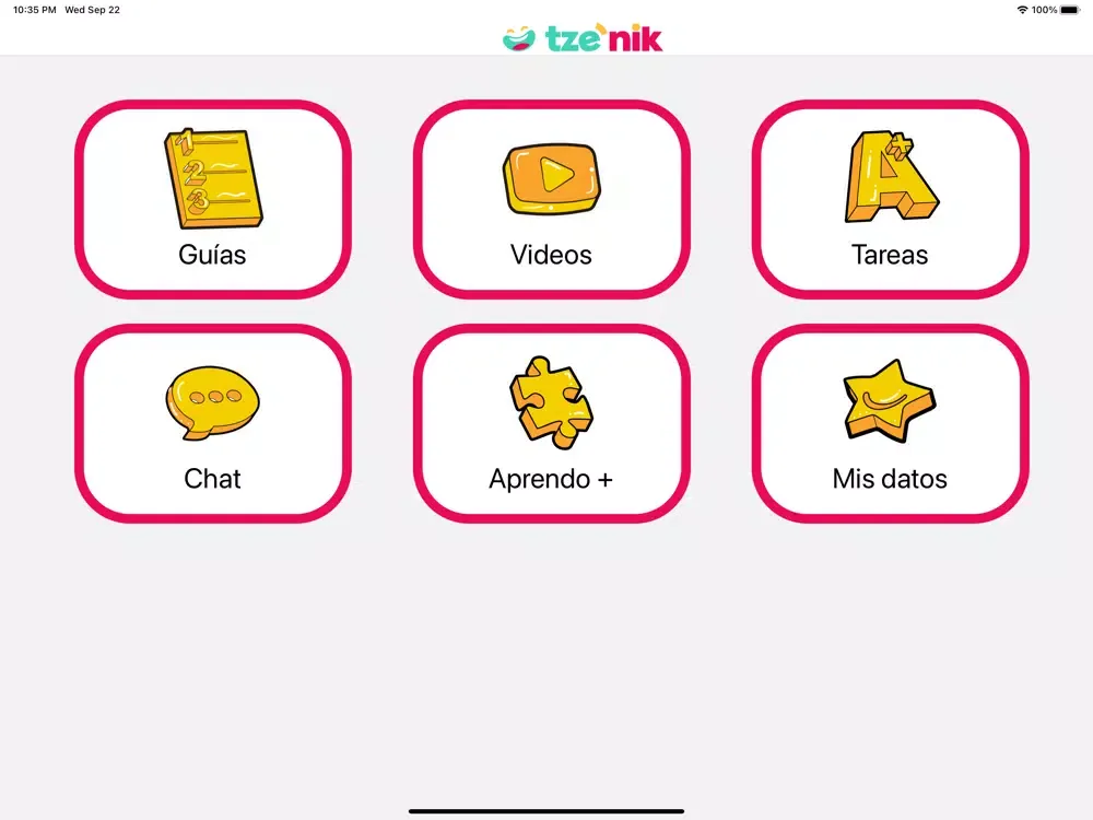 Tzenik iPad  スクリーンショット