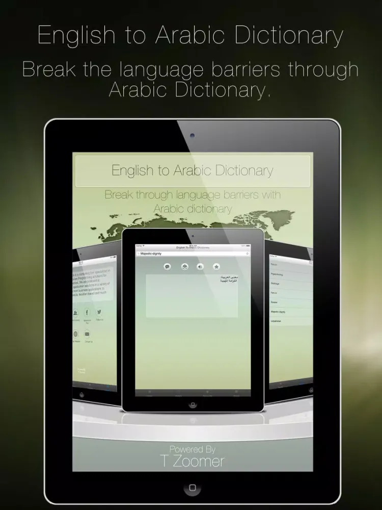 Screenshot di English To Arabic Dictionary Offline iPad 