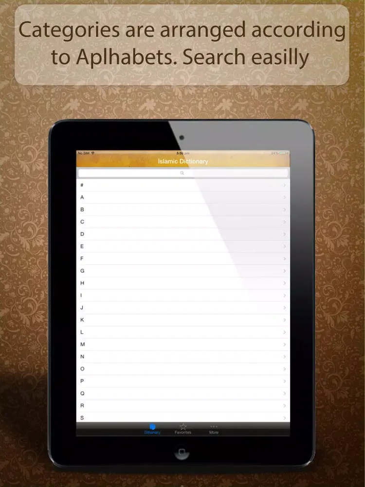 Islamic Dictionary Offline iPad  Screenshots