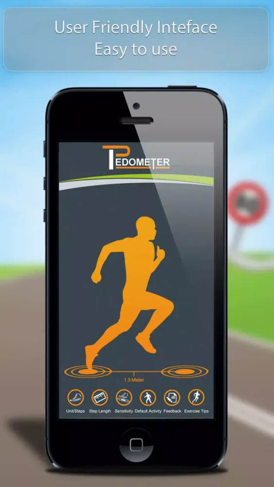 Capturas de tela do TZ Pedometer