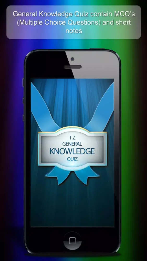 Capturas de tela do TZ Quiz Application