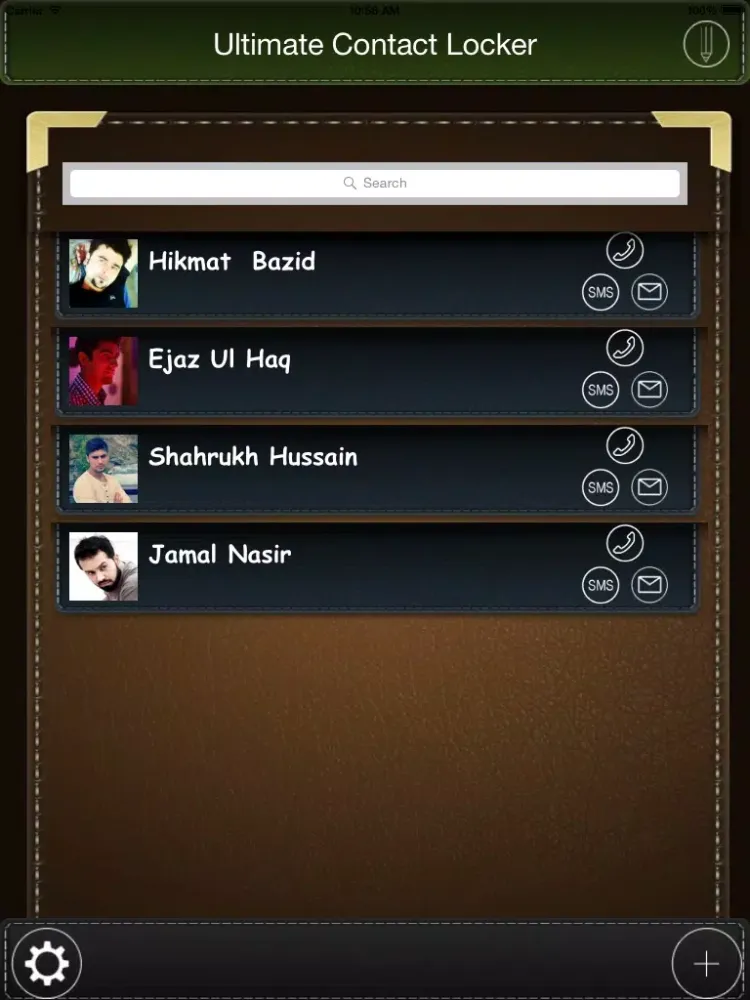 Скриншоты Ultimate Contact Locker iPad 