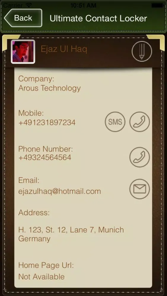Скриншоты Ultimate Contact Locker