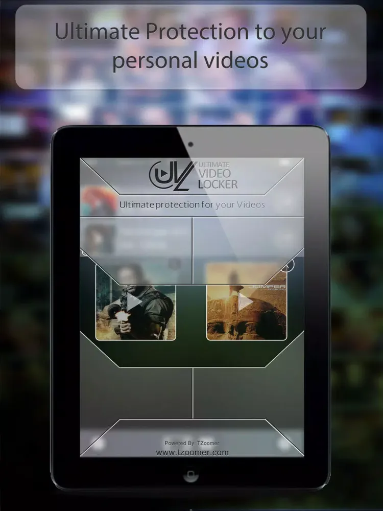 Ultimate Video Locker iPad 应用截图