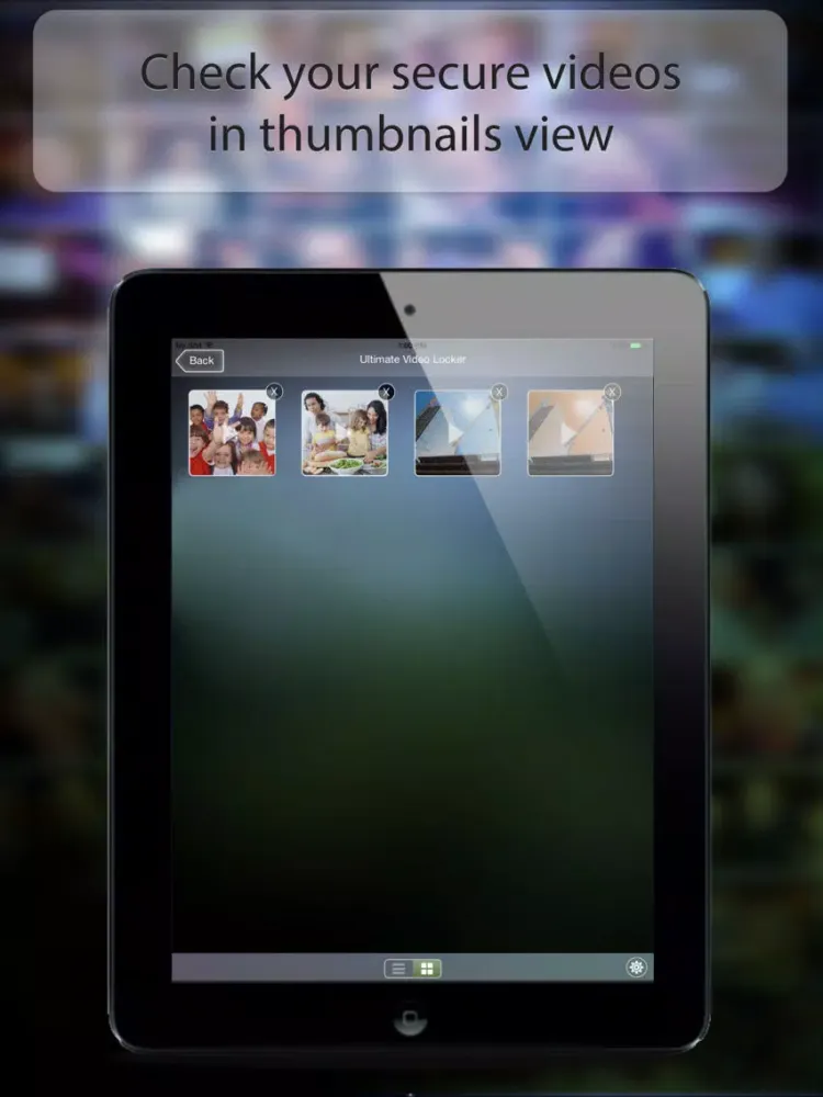 Ultimate Video Locker iPad 应用截图