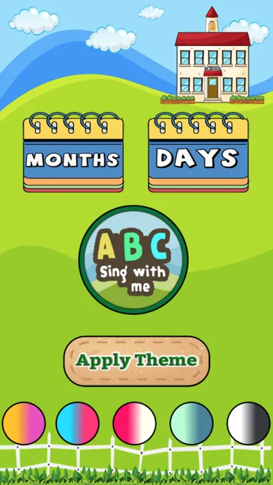 Learning Days Of Week & Months スクリーンショット
