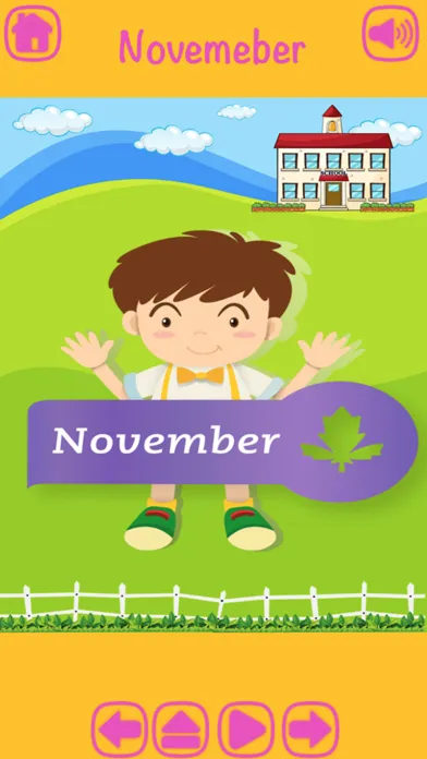 Learning Days Of Week & Months スクリーンショット