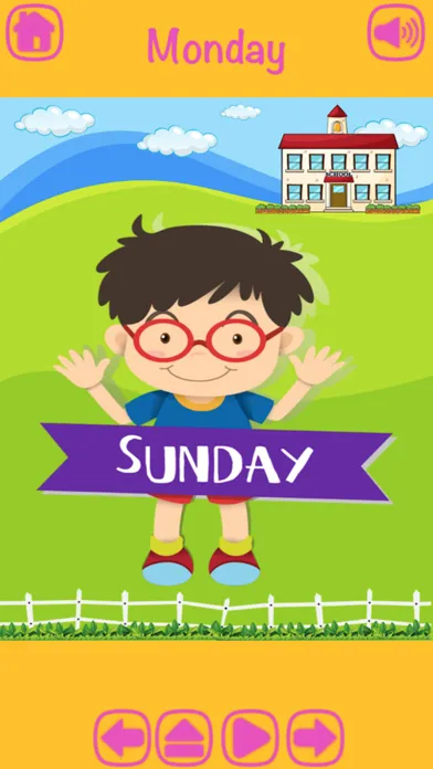 Learning Days Of Week & Months スクリーンショット