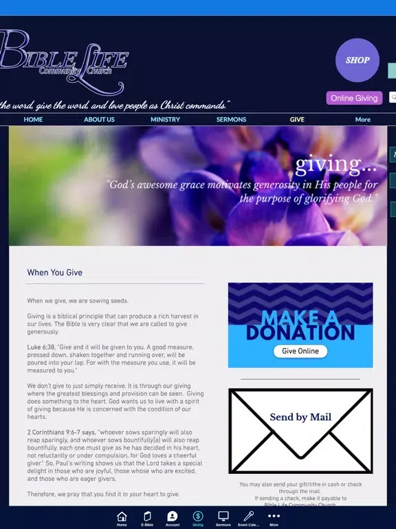 Bible Life Fort Wayne iPad  سکرین شاٹس