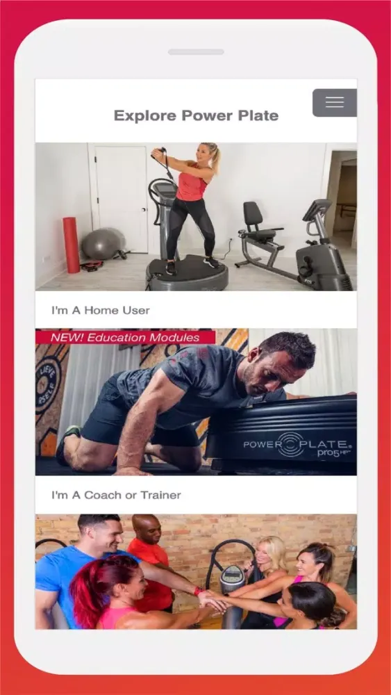 Power Plate Screenshots