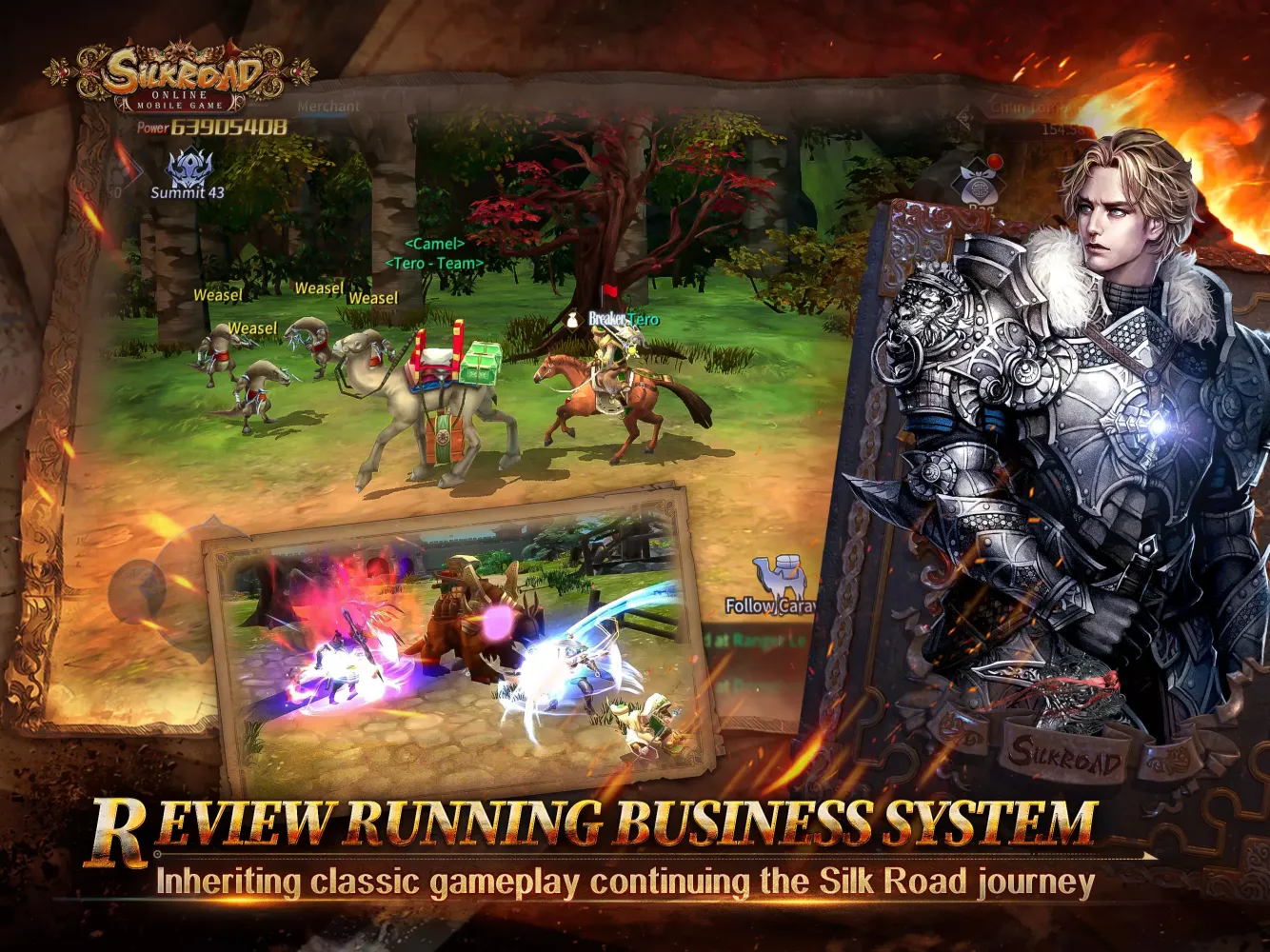 Capturas de tela do Silkroad Online