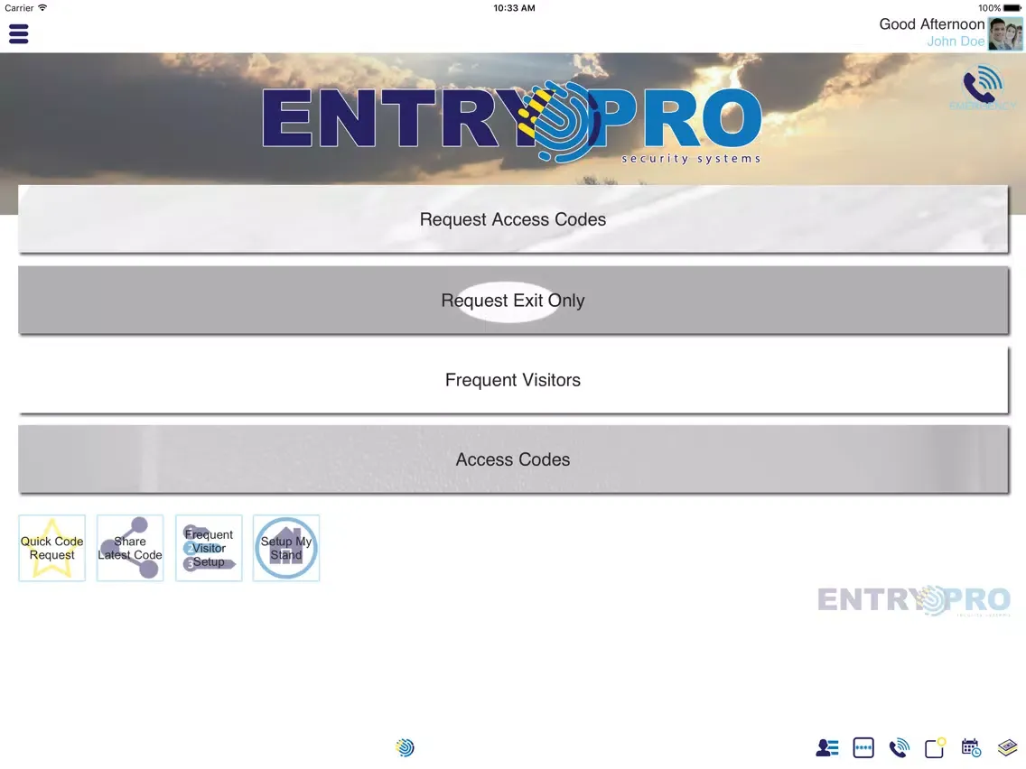 Скриншоты Entry Pro iPad 