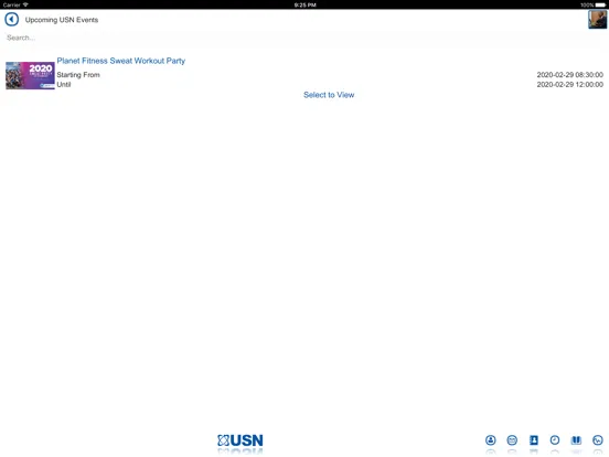USN Promoter App iPad  Screenshots