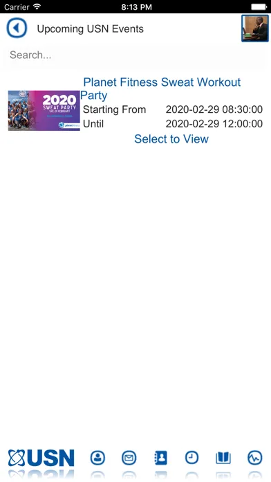 USN Promoter App Screenshots