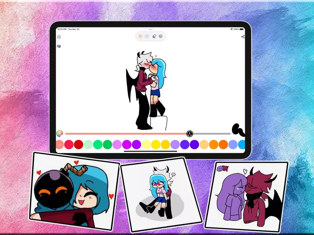 Capturas de tela do Poppy Mod Coloring Book iPad 