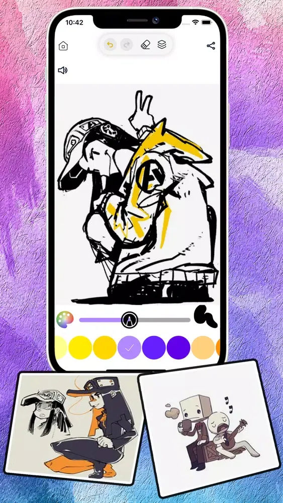 Capturas de tela do Poppy Mod Coloring Book