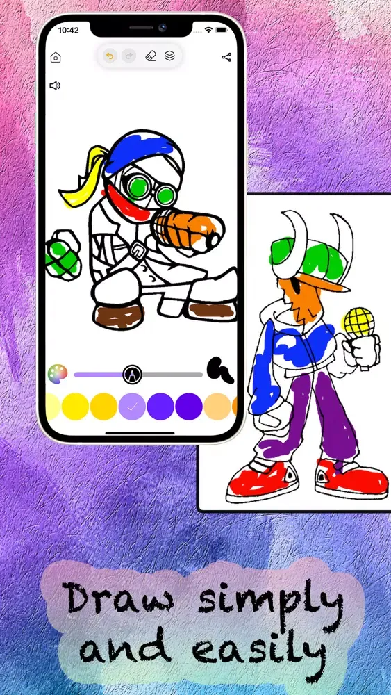 Capturas de tela do Poppy Mod Coloring Book