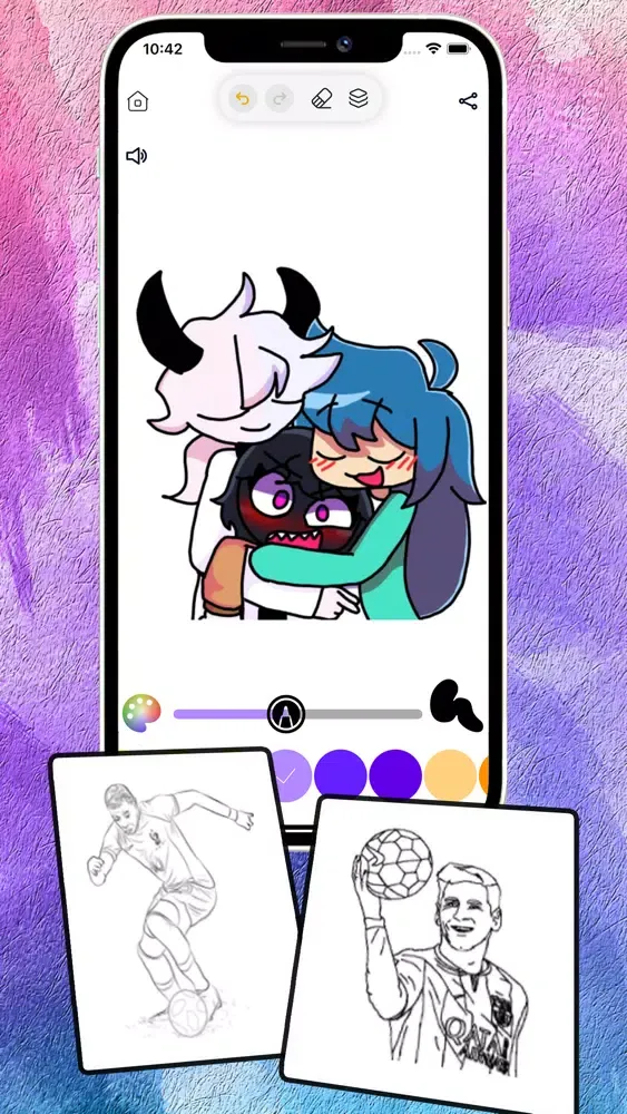 Capturas de tela do Poppy Mod Coloring Book