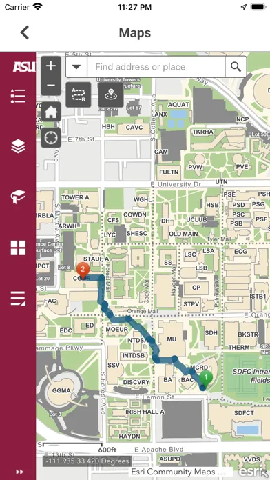 Tangkapan skrin Arizona State University