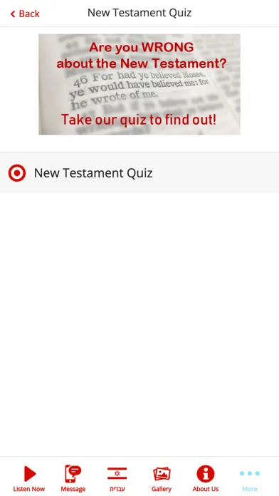 Screenshot di ShalomShalom.radio