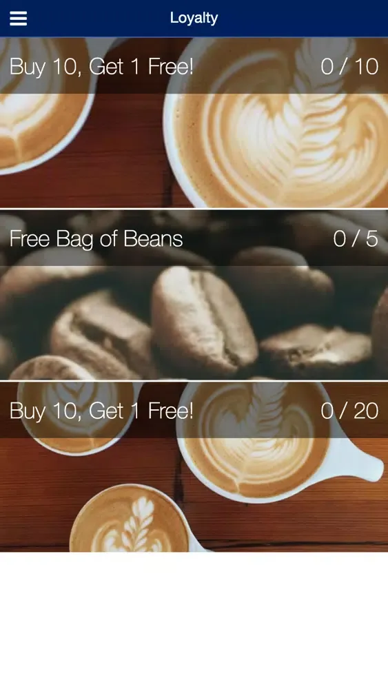 Captures d'écran de Birch & Banyan Coffee App