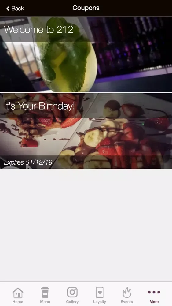 212 Lounge Ekran Görüntüleri