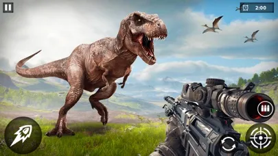 Tangkapan skrin Jurassic Dinosaur Hunting Game