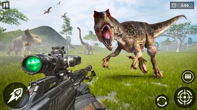 Tangkapan skrin Jurassic Dinosaur Hunting Game