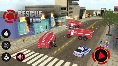 Capturas de tela do Emergency Fire Rescue Crew 911