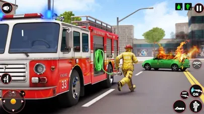 Firefighter Truck Games 3D 스크린샷