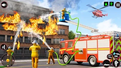 Firefighter Truck Games 3D 스크린샷