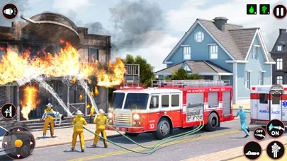 Firefighter Truck Games 3D 스크린샷
