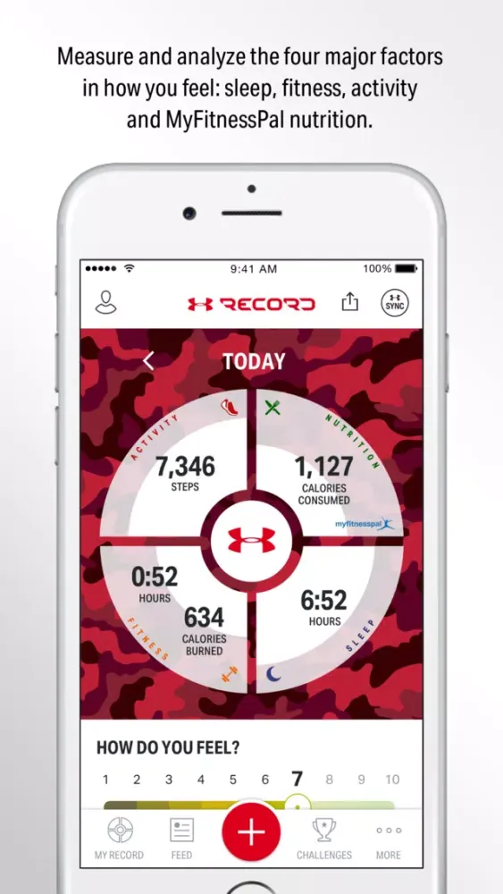 Zrzuty ekranu Record by Under Armour