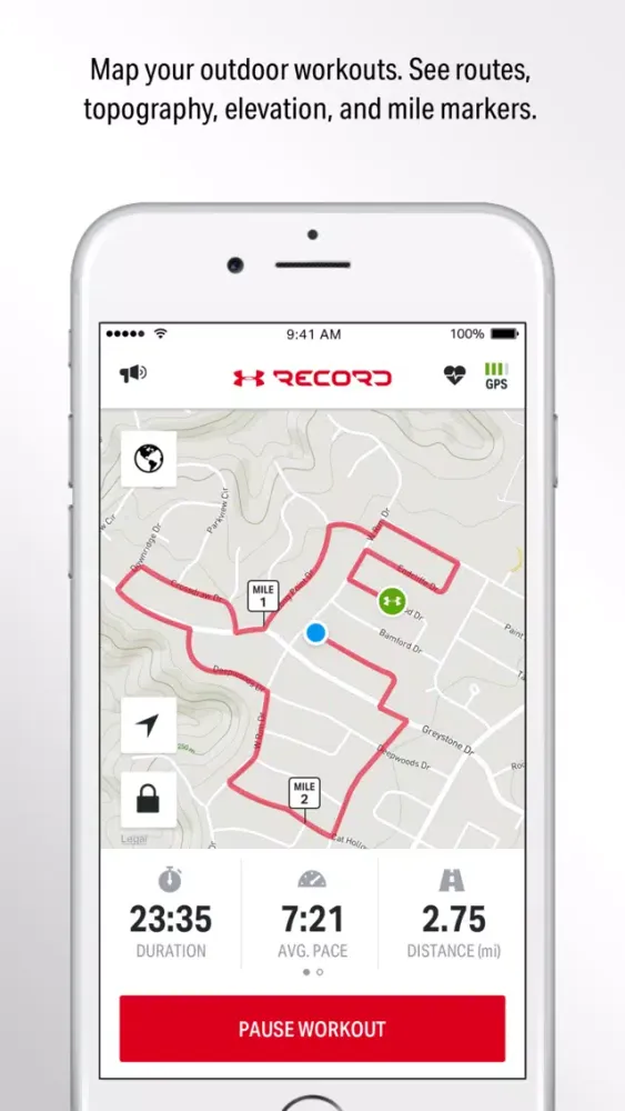 Zrzuty ekranu Record by Under Armour