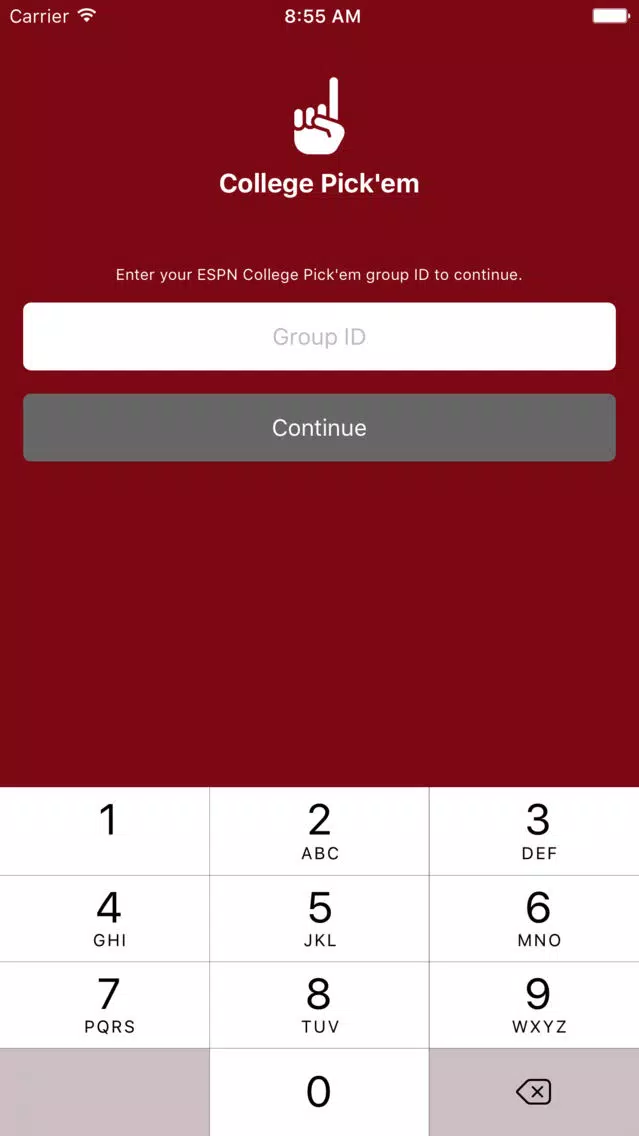 CAPS College Football Pick 'em Screenshots