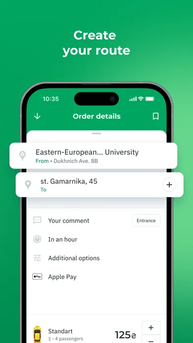 Captures d'écran de OnTaxi: order a taxi online