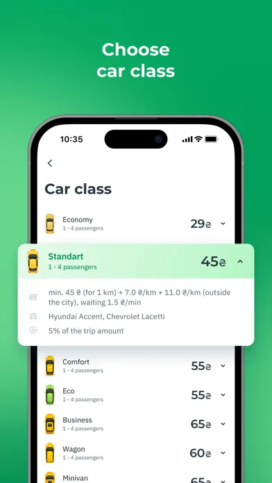 Captures d'écran de OnTaxi: order a taxi online