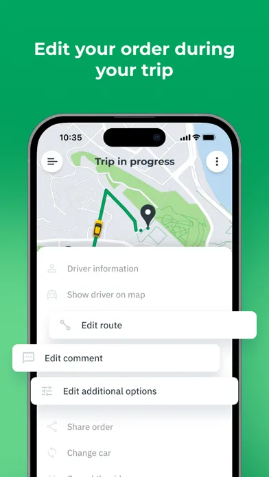 Captures d'écran de OnTaxi: order a taxi online