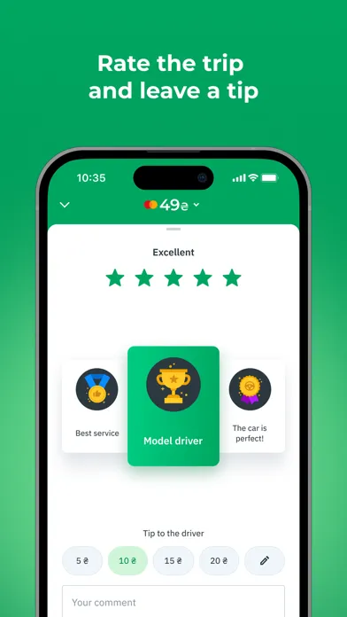 Captures d'écran de OnTaxi: order a taxi online