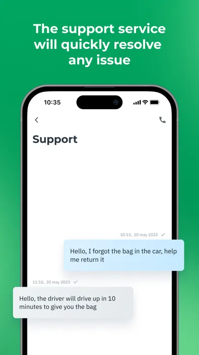Captures d'écran de OnTaxi: order a taxi online