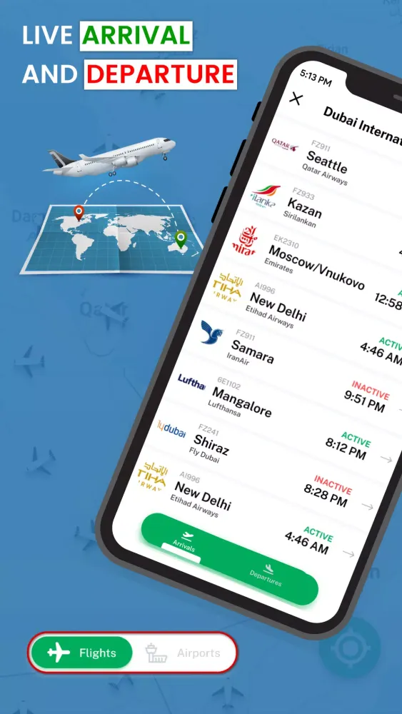 Screenshot di Flight Tracker