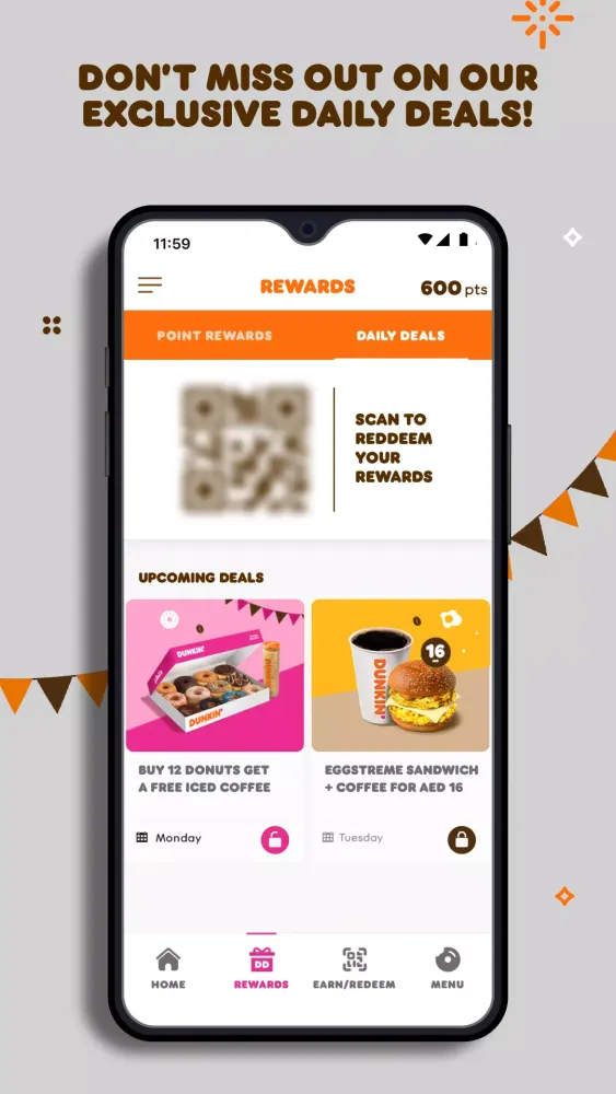Dunkin’应用截图
