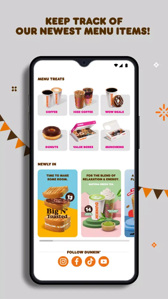 Dunkin’应用截图