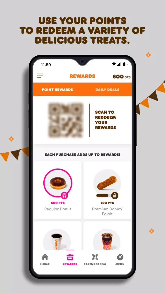 Dunkin’应用截图