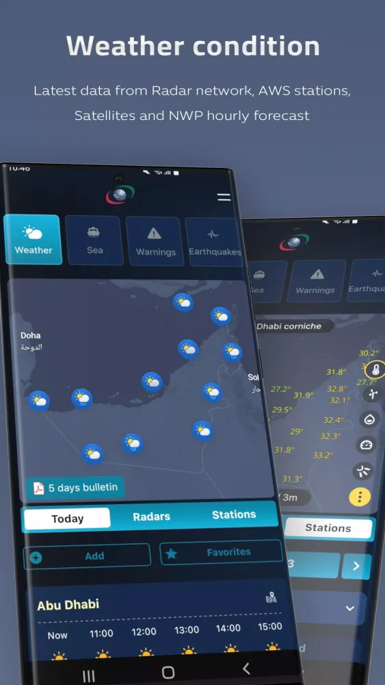 UAE Weather Screenshots