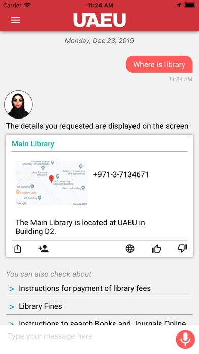 Capturas de pantalla de UAEUBot