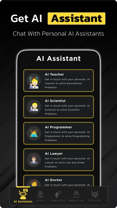 Ảnh chụp màn hình của Daily AI Assistant AI Chat bot
