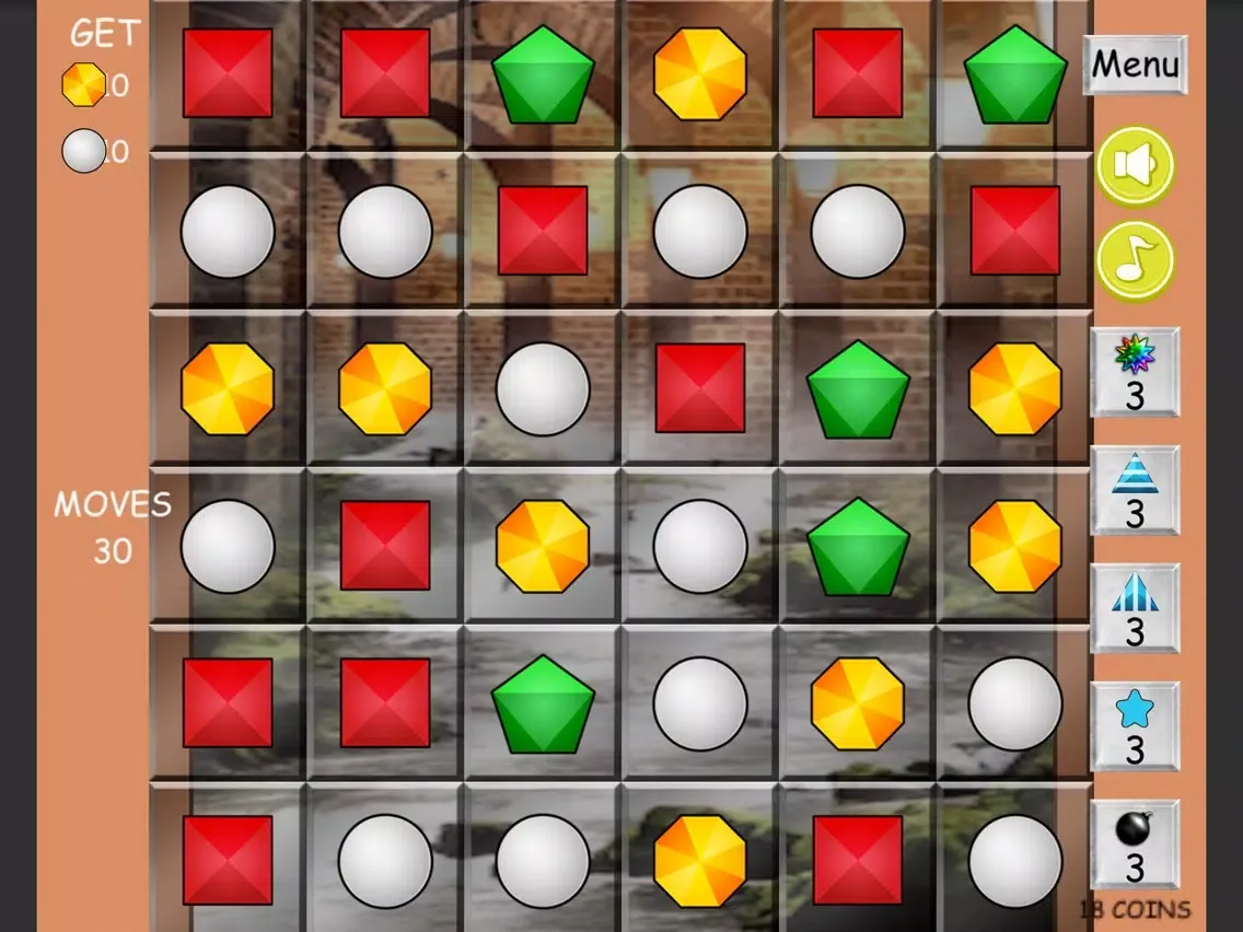 Tangkapan layar Jewel Legend - Shining Match iPad 